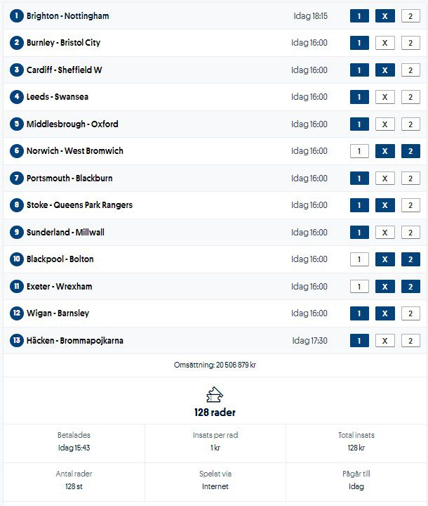 AI Betting Omgång 4 Claude Stryktips
