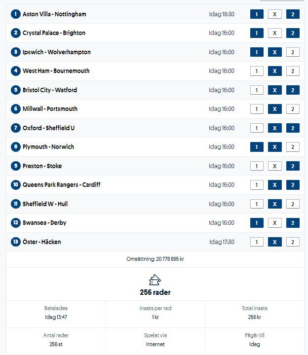 David mot Goliat i AI Betting - Omgång 5 David mot Goliat AI Betting